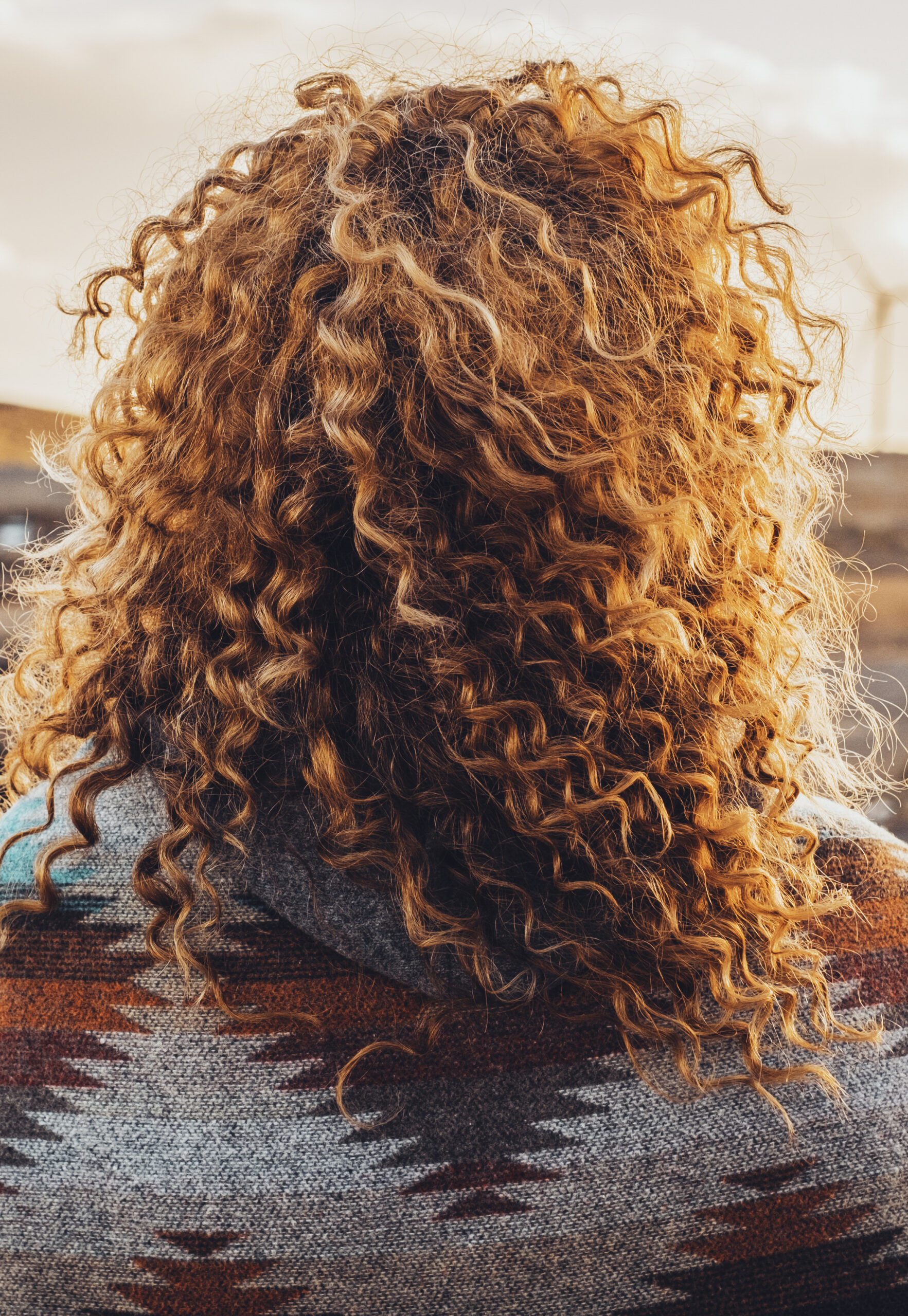 Soft modern perm and waves at Front Room Hair Studio in Houston Heights